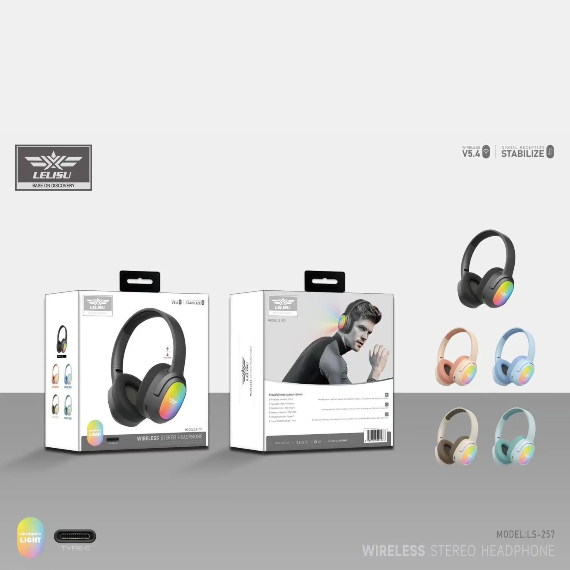 Lelisu LS-257 Wireless Stereo Headphones