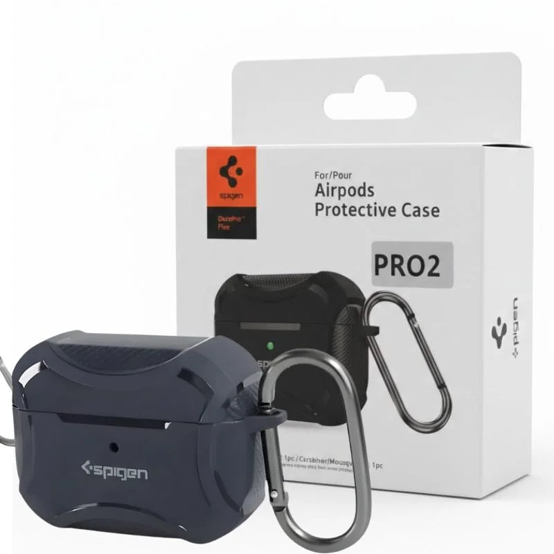 AirPods Protective Case with Metal Hook